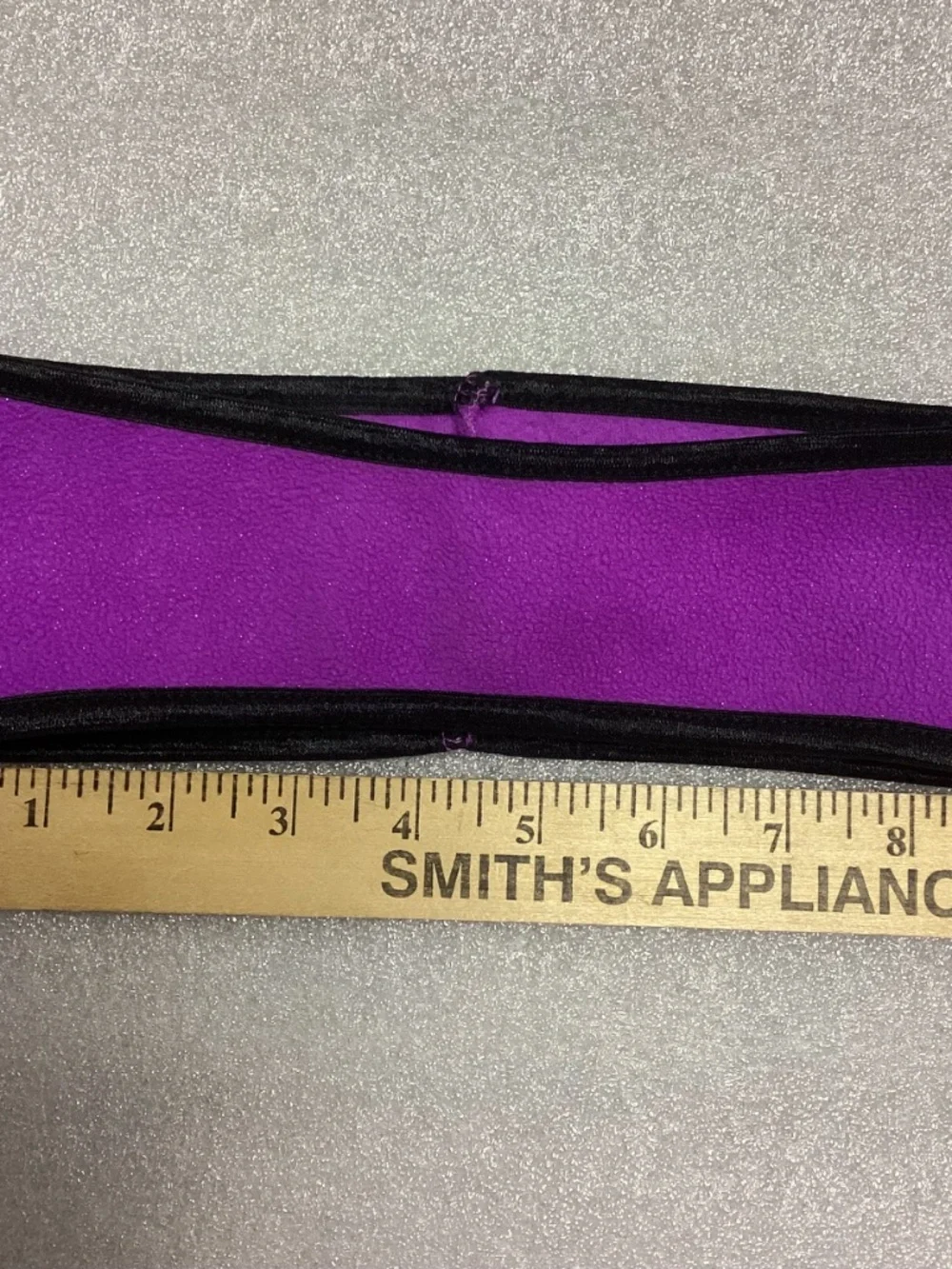 Girls Purple Silver Sparkle Fleece Headband NWOT